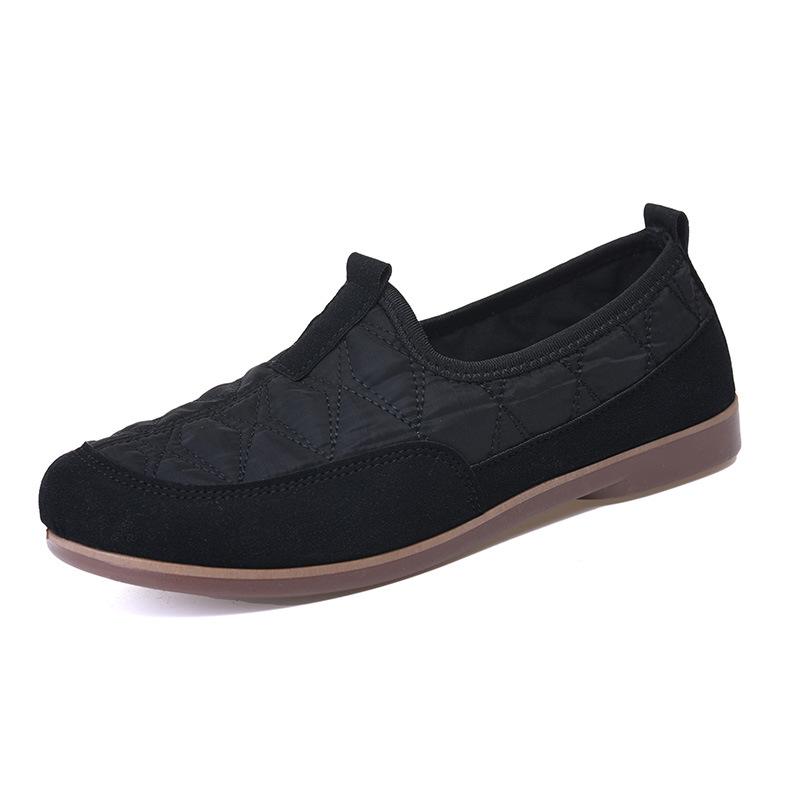 Women's Retro Slip-On Loafers - 2025 Spring/Autumn Collection: Soft Sole, Casual, and Comfortable Mom Shoes.