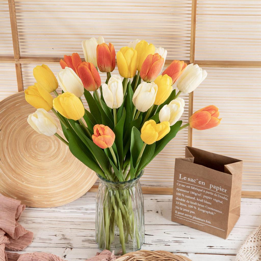 Starry Dance Tactile Tulip Artificial Flowers - Home & Wedding Décor INS Style