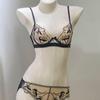 French Embroidered Lace Rabbit Ear Push-Up Bra Set