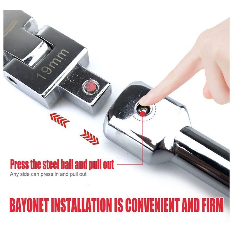 

Ratchet Wrench Shaking Head Wrench Rotatable Removable Flexible Torque Spanner Ratchet Handle Wrench Hand Tool China Mainland