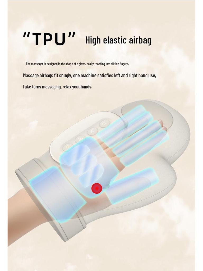 Cross-Border Multi-Functional Hand Massager: Imitates Human Kneading, Relieves Finger Joint Numbness, with Heating and Airbag Features