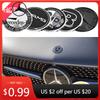 Car Sticker 2025 For Benz 57mm Car Hood Emblem Badge Bonnet Emblem Stickers For Mercedes Benz Brabus AMG W124 W140 W163 W202 W20