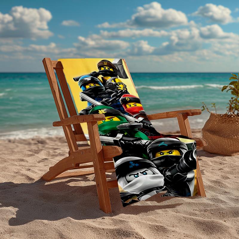 Ninja Fashion Beach Towel: Ideal for Summer Adventures Soft, absorbent and quick drying suitable for swimming and bathing