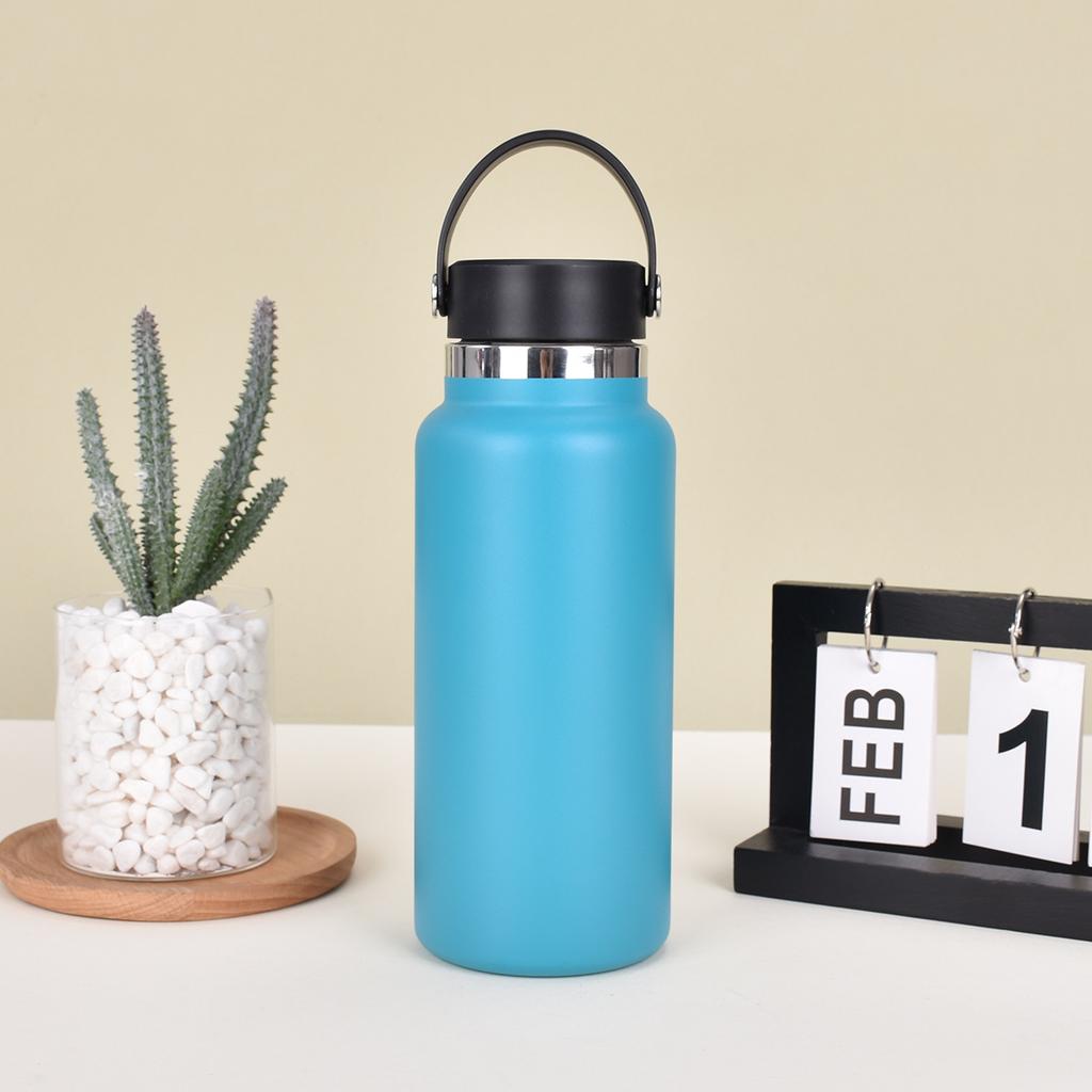 New Steel Space Kettle Outdoor Portable Sports Kettle Big Cap Accompanying Vacuum Portable Kettle Durable Durable