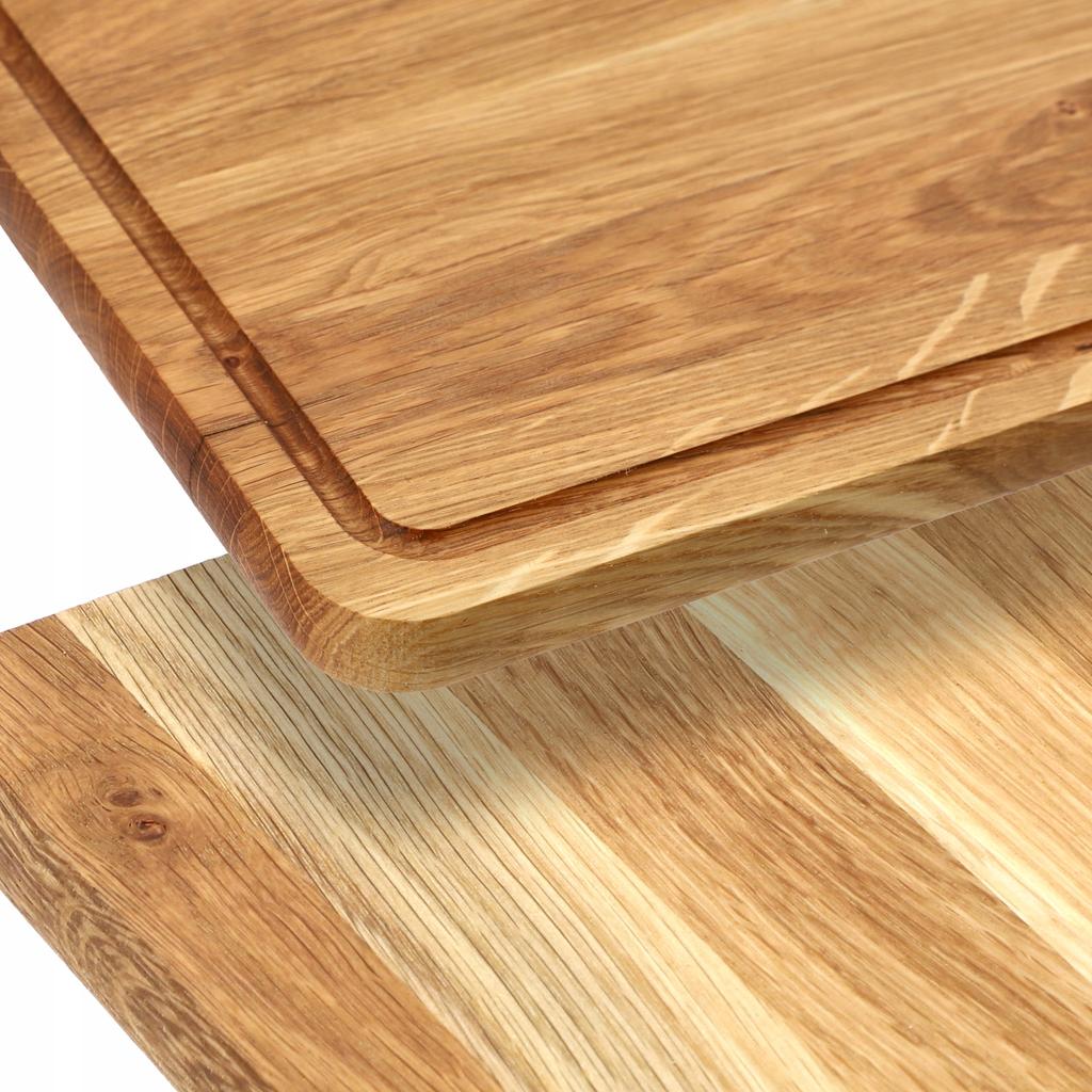 KADAX Deska Do Krojenia Kuchenna Drewniana Dębowa