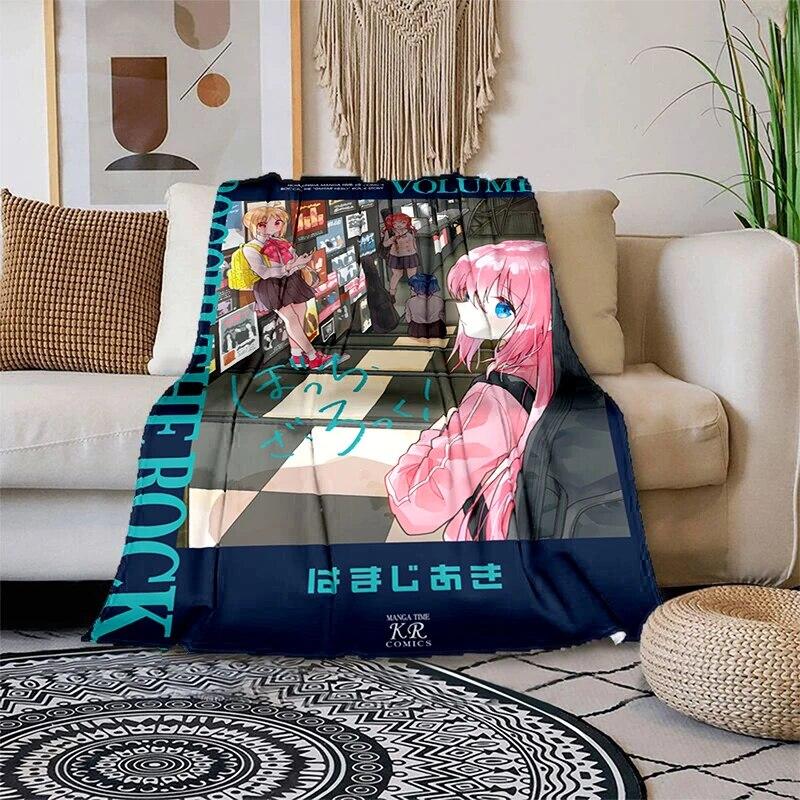 Lonely Rock Cartoon Plush Bed Throwing Cartoon Picnic Thin Blankets Modern Flannel Blanket Cover Gedruckt Bettdecke Geschenk