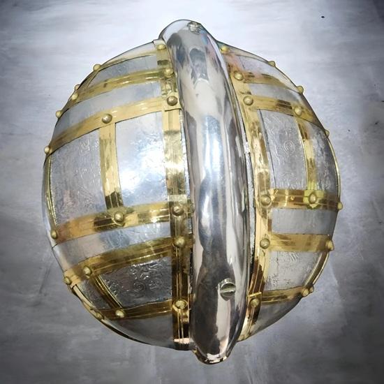 Wikingerhelm im Sutton Hoo Stil Mittelalterlicher Angelsächsischer Helm Handgefertigt Messing Stahl Krieger Geschenk