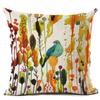 Premium Quality Watercolor Art Polyester Throw Pillow Case For Elegant Home Decor