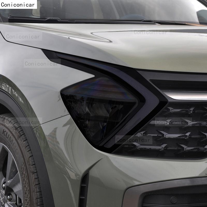 For KIA SPORTAGE 5 NQ5   Car Headlight Protective Cover Film Front Light TPU Anti-scratch Headlamp Tint Accessories