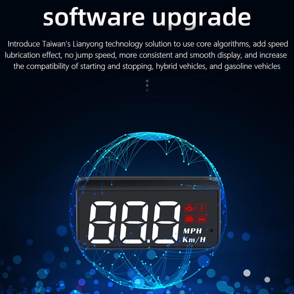 Speed Warning Windshield Projector Speed Warning M3 OBD2 HUD Digital Electronic Automotive Parts