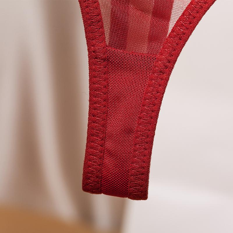 Lace T-Back Panties For Women Sexy Lingerie Seamless Low Waist G-String Female Christmas Underwear