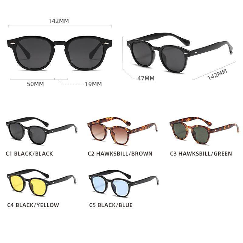 Comfortable Durable High Quality Timeless Retro Stylish Round Shaped Oval Shaped Female Male Men Women Sun Glasses
