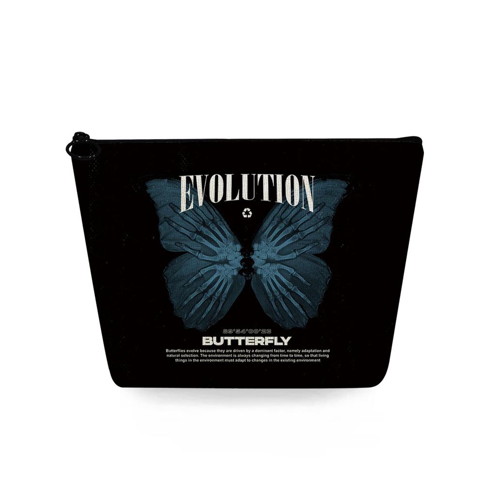 Women Mushroom Print Cosmetic Bag Toiletries Organize Travel Storage Case 6869