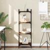 VidaXL 4-Tier Bookcase Smoked Oak 40x30x120cm Engineered Wood 837634
