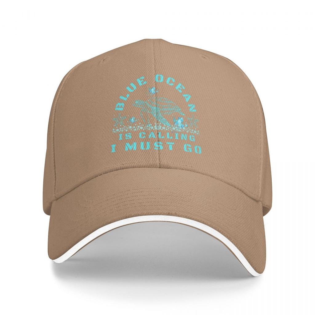 Baseball Caps The Ocean Is Calling Turtle Lover Sea Thermal Awesome Casquette FeUnisex Unisex Sport Spring Caps