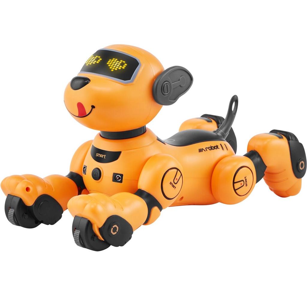 RC Roboter Hund Spielzeug Sprechend Tanzend Berührung & Stimme Fernbedienung Programmierbar