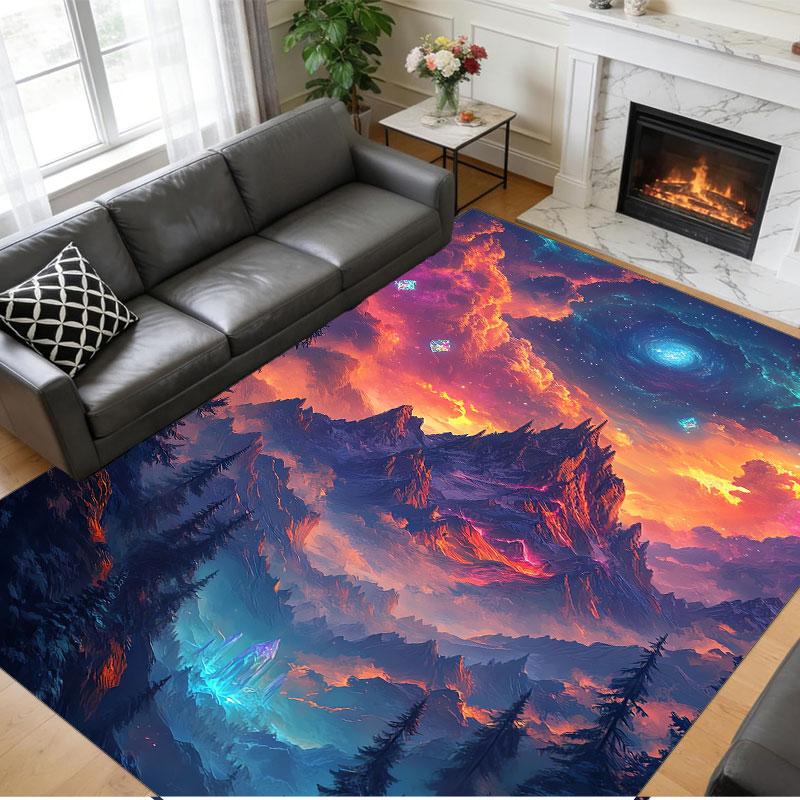 Crystal Velvet Rug Soft Non Slip Indoor Floor Mat Home DecorWorld of Warcraft
