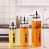 Oală de ulei din sticlă borosilicată, rezistentă la scurgeri, cu scară, sticla de control al uleiului, sos cantitativ, oțet, sticla de vin, accesorii de bucătărie