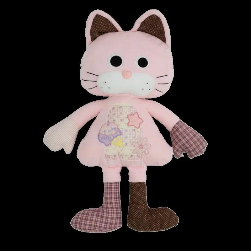 Cute Kitten Plush Pillow - Soothing Hug Doll & Sleeping Companion