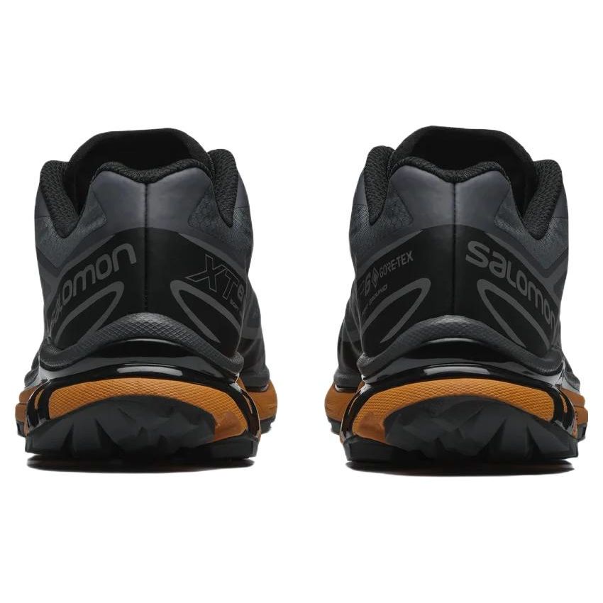 SALOMON Xt-6 Gtx Utility Leather Slip-Resistant Durable Low-Top Outdoor Functional Shoes Unisex Shoes Black 417054