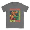 Mens TShirts Jurassic Park 1993 Tour Novelty Pure Cotton Tee Shirt Short Sleeve T Shirts O Neck Tops Graphic