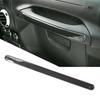 Carbon Fiber ABS Copilot Handle Cover Trim Strip For 2011-2017 Jeep Wrangler JK