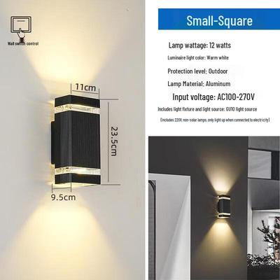 NuFeng Double-Head Square LED Wall Light