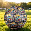 Pallone da Calcio Stampato Colombia Taglia 5 Resistente all'Usura Standard da Allenamento per Adulti Regalo per Appassionati per Partite Sportive Indoor Outdoor