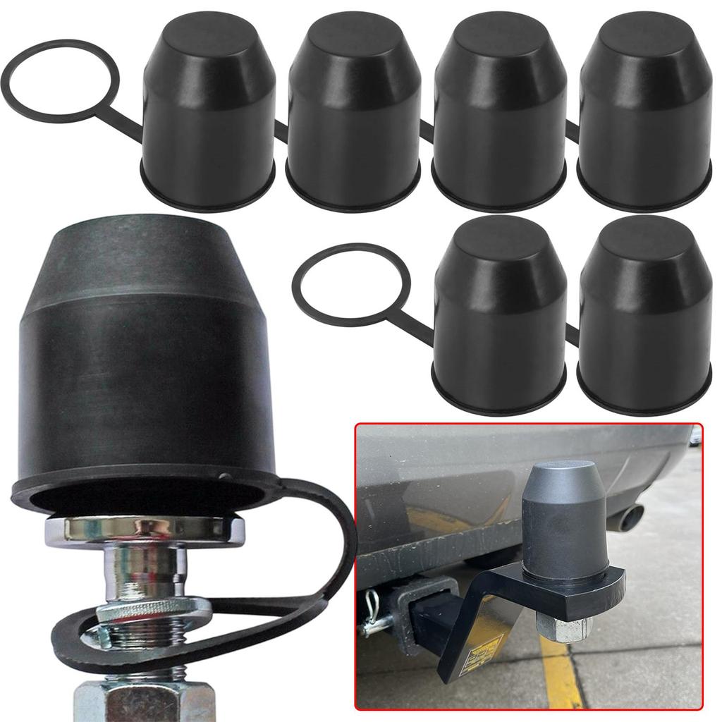 1/2pcs Universal Trailer Hitch Trailer Ball Protection Car Accessory Trailers Ball Cover Trailers Balls Cover Tow Bar Covers