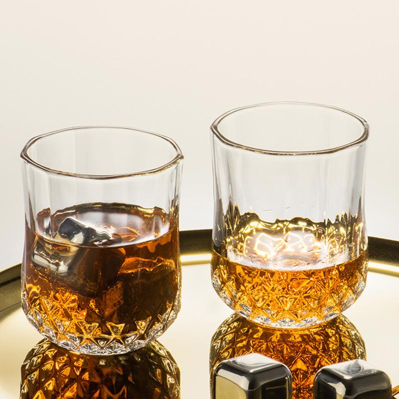 

Стаканы для спиртных напитков Прозрачный анаглифный стакан для водки, виски, сакэ, сётю, ликер, барные стаканы класса люкс, посуда для напитков