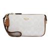 Nolita 19 Metallic Logo Classic Print Faux Leather Mahjong Bag Women Shoulder Bag White Glacier-White CA444-IMRFI