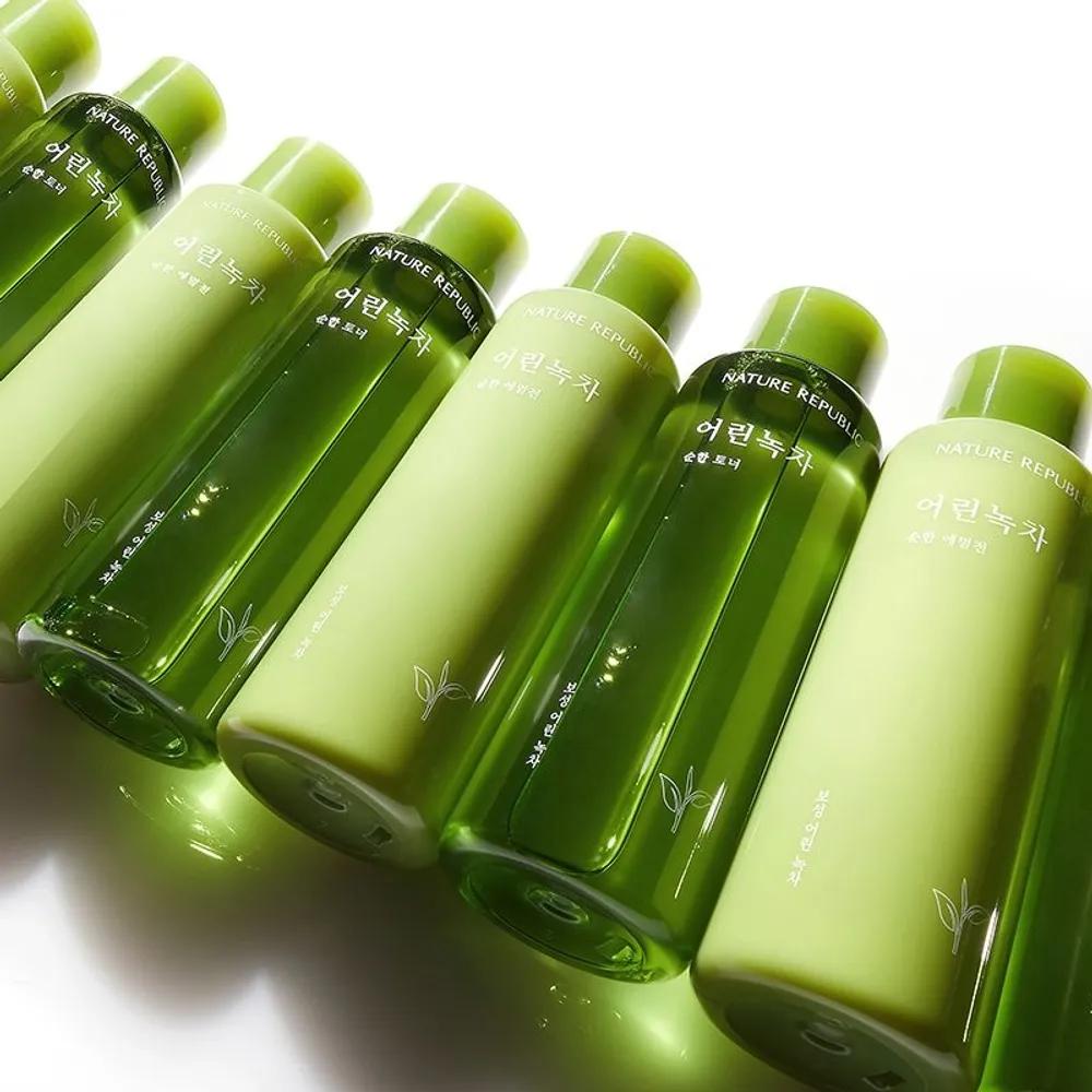 Young Green Tea Mild Toner + Emulsion 2-Piece Set