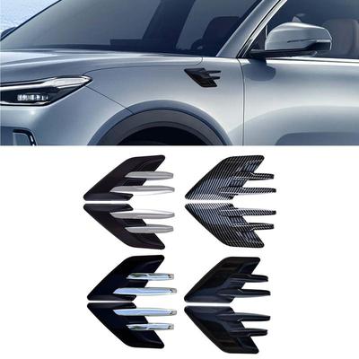 For General Side Air Vent Shark Gills Side Air Vent Decoration Cover Trim Strong Adhesive Simulated Ventilation Cover Outlet