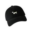 Cartoon Puppy Stitched Cotton Hat Lightweight Adjustable Closure Unisex Fashion Headwear 6 Colors