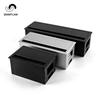 Aluminum Desk Cable Management Box with Recessed Panel and Wire Hole Cover