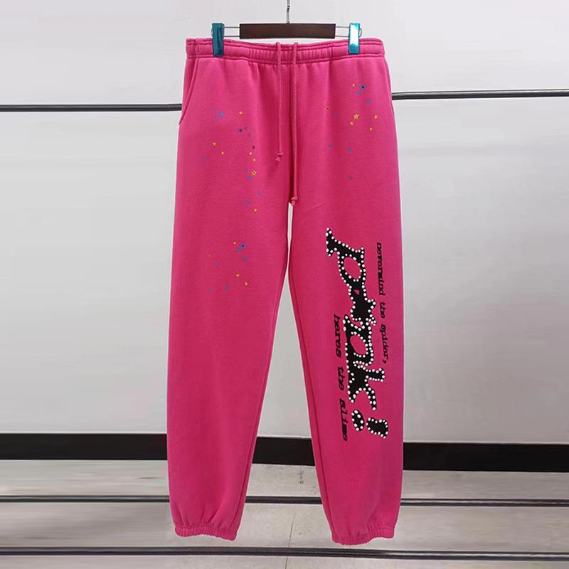 Young Thug Style Spider Web Hoodie Set