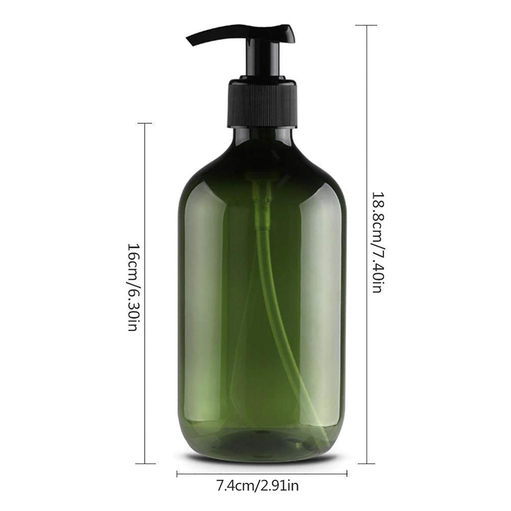 500ml Soap Dispenser Bottle Refillable Pump Bottle for Dispensing Lotions Shampoos