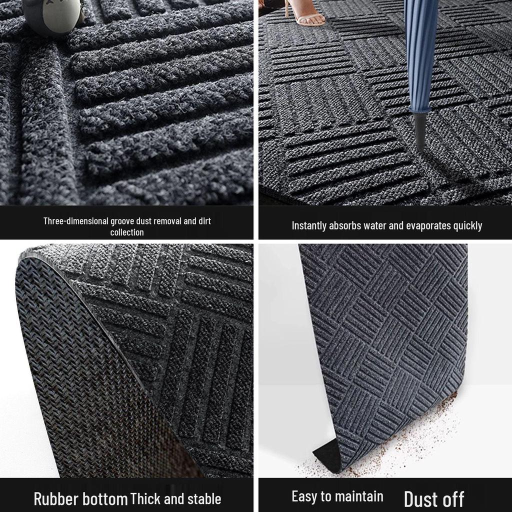 Large Area Non-slip Wear-resistant Dirt-resistant Entry Door Mat for Commercial & Home Use