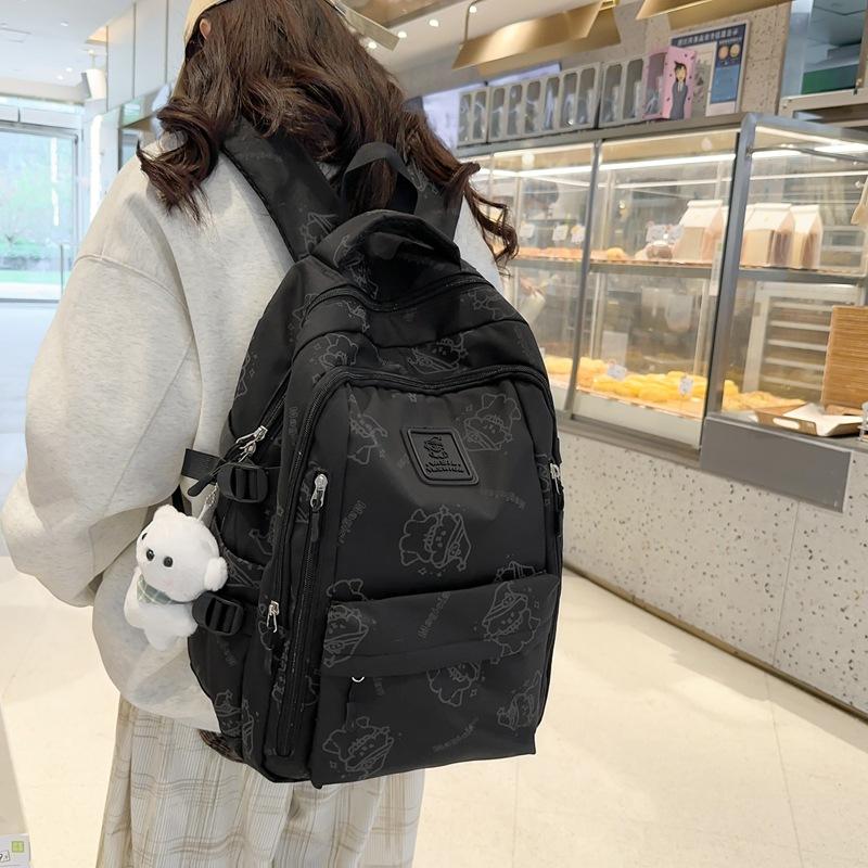 college style simple and versatile high school students junior high school students large capacity backpack computer backpack