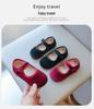 Korean Style Toddler Girls' Leather Shoes - Velvet Spring Princess Shoes