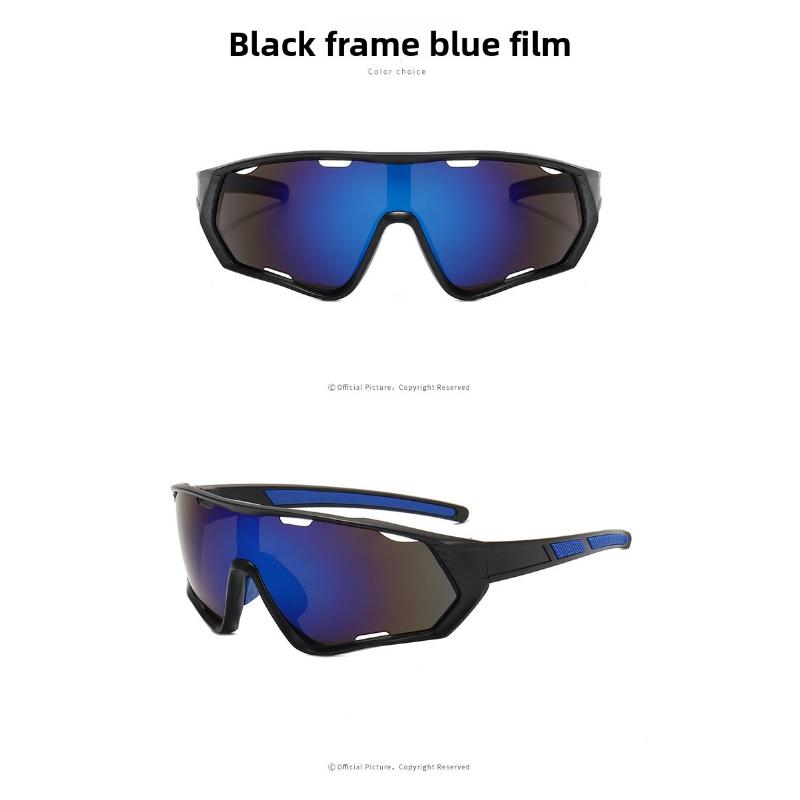 New colorful bicycle riding glasses women's sunglasses European and American outdoor sports sunglasses men's