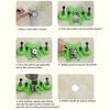 Adjustable Drill Guide Jig Double Vacuum Suction Bases Tile Hole Cutter  For Ceramic Tile