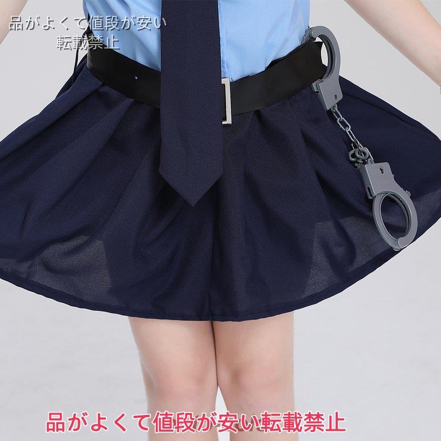 Used Halloween Kids Cosplay Police Course Girl Police Cosplay Costume Fancy Dress Halloween Costume Kids sw824