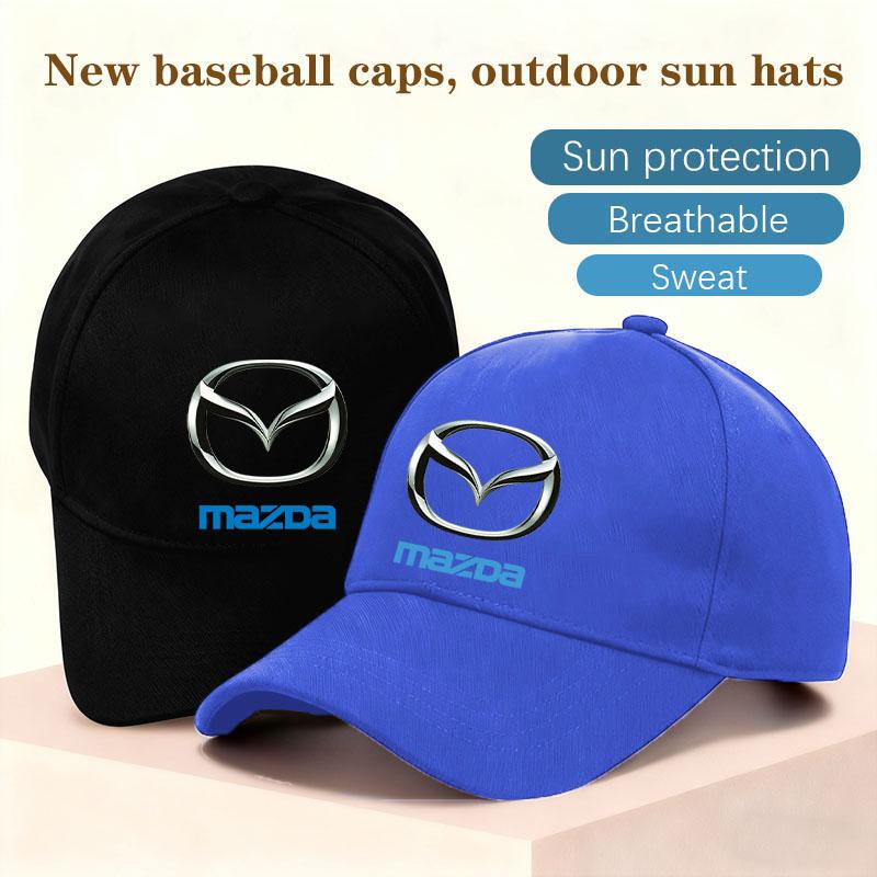 Modische Hip Hop Baseballkappe Outdoor-Sonnenhüte Sport-Freizeitkappen für Mazda M3 M6 MP Skyactiv Axela Atenza Biante BT-50 CX-30