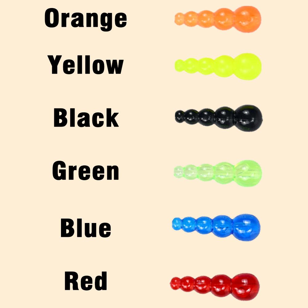 30Pcs Fishing Beads Lures Tackle Kit Inline Spinner Rig for Trout Walleye Perch Lure Making Supplies Fishing Accessories