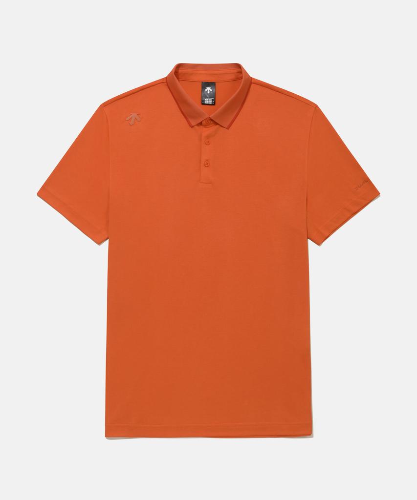 Descente Dualis Polo Short Sleeve T-Shirt Orange (Sq321Dps73)