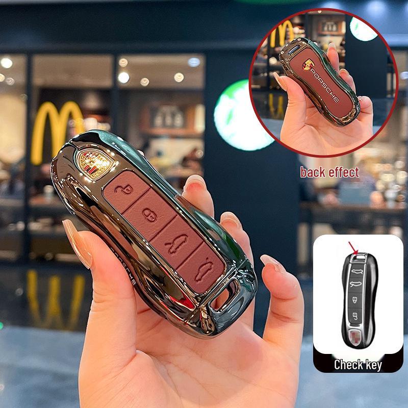 Vlastní kryt klíče pro dálkové ovladače Porsche Panamera, Macan, Cayenne, Taycan a 718