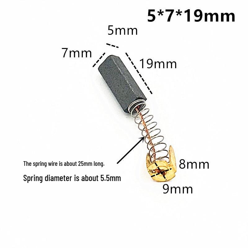 Electric Tool Carbon Brush for Hand Drill, Angle Grinder, Die Grinder, Polisher, Trimmer, Mixer