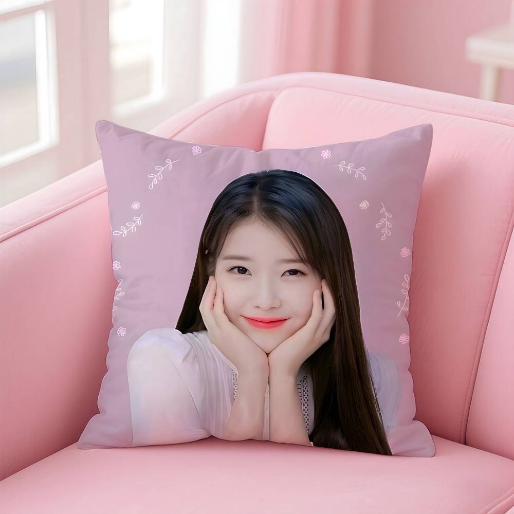 SINGER i-IU Pillow Case pattern printing pillowcase living room sofa cushion cover bedroom room decor