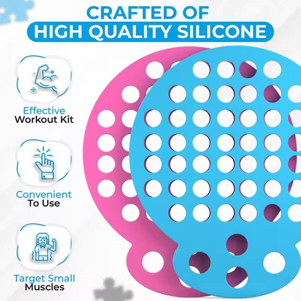 

Elastic Finger Exerciser Silicone Finger Strength Trainer for Arthritis&Carpal Tunnel Pink